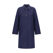 Tory Burch Blue Wool Coat