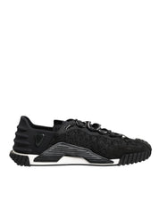 Dolce & Gabbana Black Logo Lace Low Top NS1 Sneaker Shoes