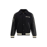 Golden Goose Black Fleece Wool Bomber