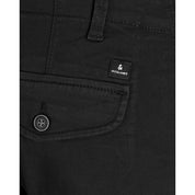 Jack Jones Black Cotton Skinny Pant