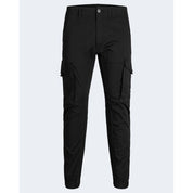 Jack Jones Black Cotton Skinny Pant
