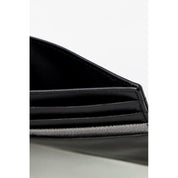 Alviero Martini Prima Classe Gray Leather Cardholder