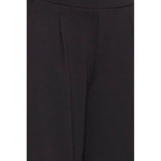 ICHI Black Recycled Polyester Pant