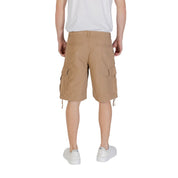 Jack Jones Beige Cotton Bermuda Shorts