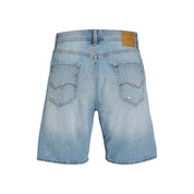 Jack Jones Light Blue Cotton Bermuda Shorts
