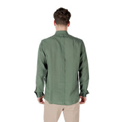 Antony Morato Green Lyocell Shirt