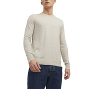 Jack Jones Beige Cotton Sweatshirt