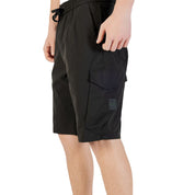 Hugo Boss Black Polyester Bermuda Shorts