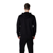 EA7 Emporio Armani Black Cotton Hoody