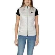 Blauer White Polyamide Sleveless Jacket
