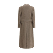 Golden Goose Beige Fleece Wool Coat