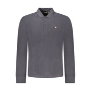 Napapijri Black Cotton Men Polo Shirt