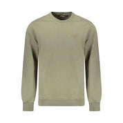 Napapijri Green Cotton Men Sweater