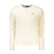 Napapijri White Wool Men Sweater