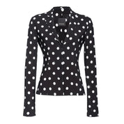 PINKO Black Viscose Women Blazer