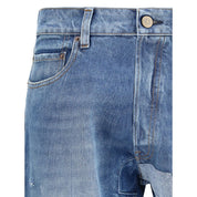 Margiela Blue Cotton Jeans Denim