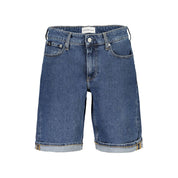 Calvin Klein Blu Cotton Men Short