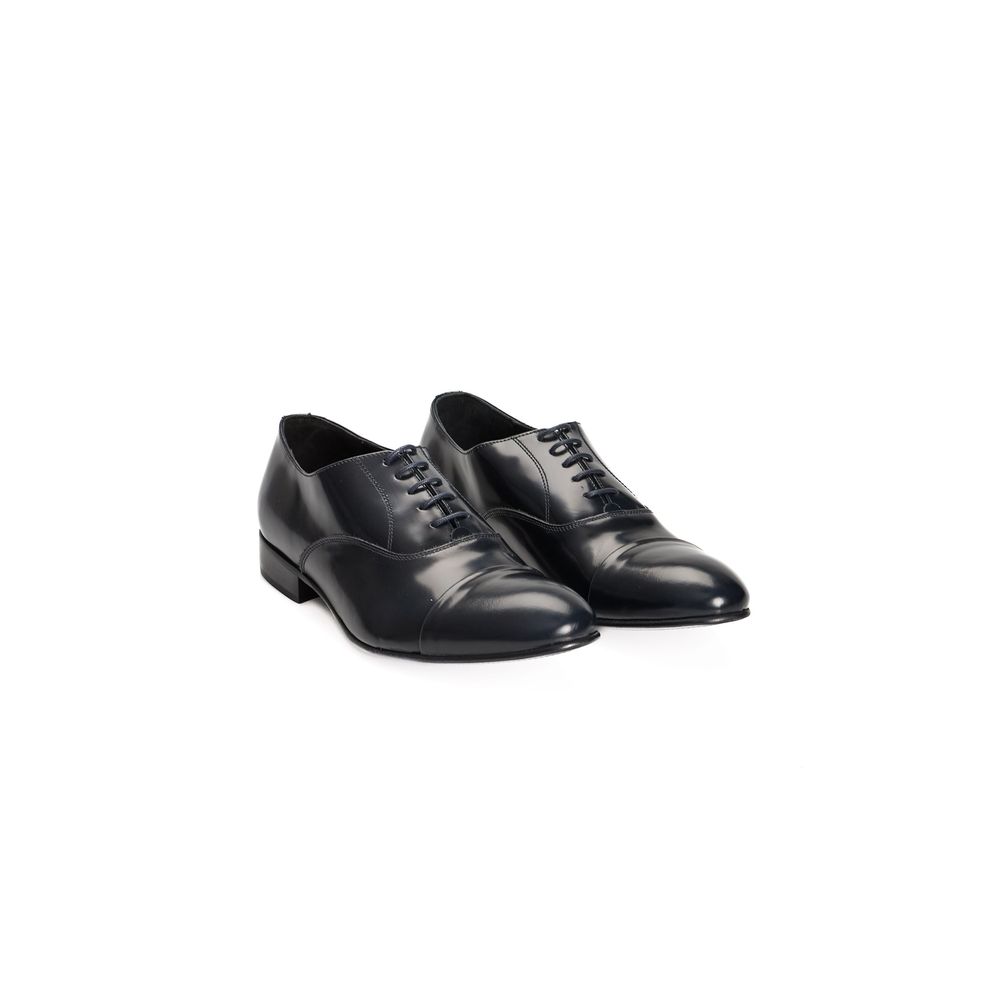 Roberto Pepe Luxury Blue Calfskin Loafer