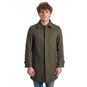 Roberto Pepe Luxury Green Wool Men's Jacket