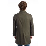 Roberto Pepe Luxury Green Wool Men's Jacket