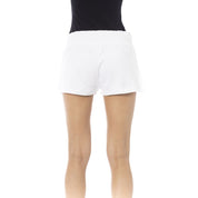 Just Cavalli White Cotton Women's Sweat Shorts