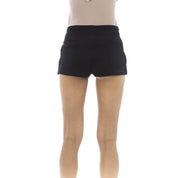 Just Cavalli Black Cotton Women Short Shorts