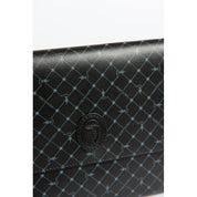 Trussardi Black Polyester Clutch Bag