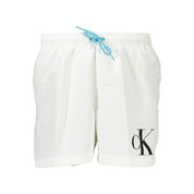 Calvin Klein Bianco Recycled Polyester Men's Swim Boxer