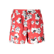 Karl Lagerfeld Red Polyester Swimwear