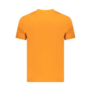Napapijri Orange Cotton Men T-Shirt