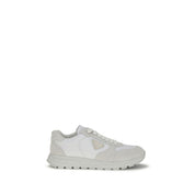 Prada White Recycled Polyamide Athletic Sneakers