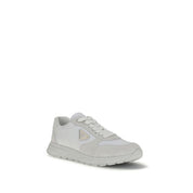 Prada White Recycled Polyamide Athletic Sneakers