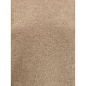 P.A.R.O.S.H. Beige Raccoon Fur Sweatshirt