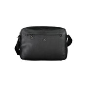 Calvin Klein Nero Recycled Polyester Men Briefcase