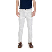 Borghese White Cotton Skinny Pant