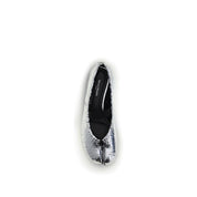 Margiela Silver Calf Leather Bos Taurus Ballet Flats