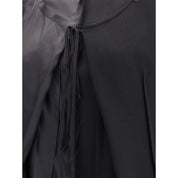 Margiela Black Acetate Casual Dress