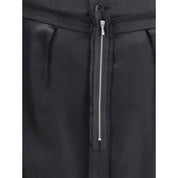 Margiela Black Polyester Midi Skirt