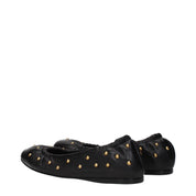 Chloé Black Leather Ballet Flats