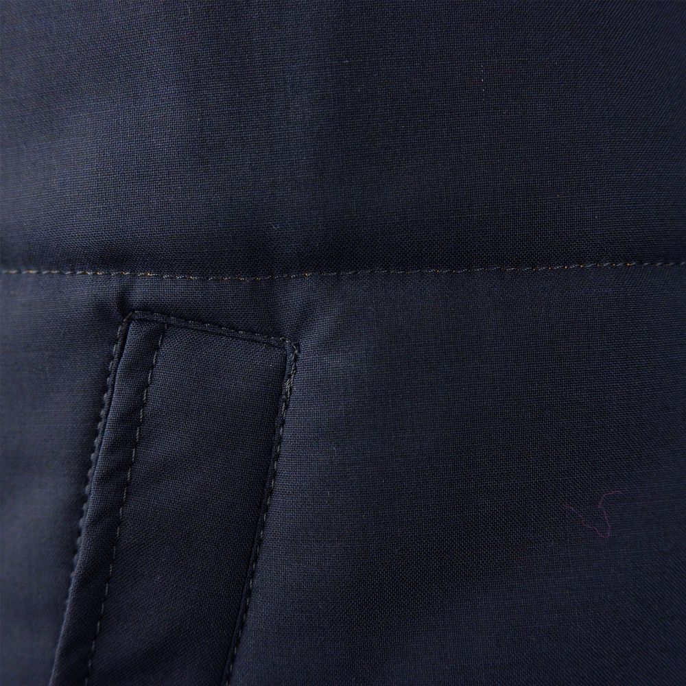 Made in Italy Blue Wool Sleveless Jacket