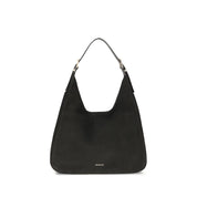 Michael Kors Black Calf Leather Bos Taurus Shoulder Bag