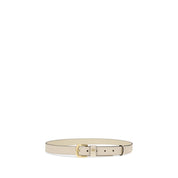 Valentino Garavani White Leather Regular Belt