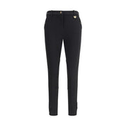 Burberry Black Cotton Casual Pants