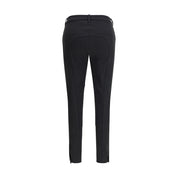 Burberry Black Cotton Casual Pants