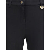 Burberry Black Cotton Casual Pants