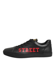 Dolce & Gabbana Black Street Life Low Top Men Sneakers Shoes
