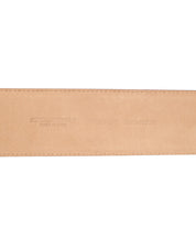 Dolce & Gabbana Burgundy Leather Gold Metal Buckle Women Belt