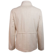 Made in Italy Beige Wool Men Jacket