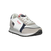 Carrera White Polyester Sneaker