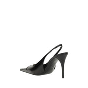 Saint Laurent Black Calf Leather Bos Taurus Pumps